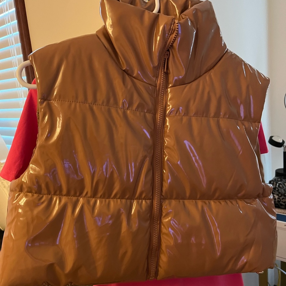 Brownish/Tan Shiny Vest